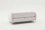 3-seater sofa bed Simena cream gold