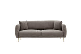 3-seater sofa bed Simena gray gold