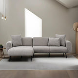 Corner sofa Left Side Light Gray