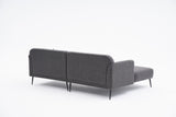 Corner sofa Left Revos Anthracite