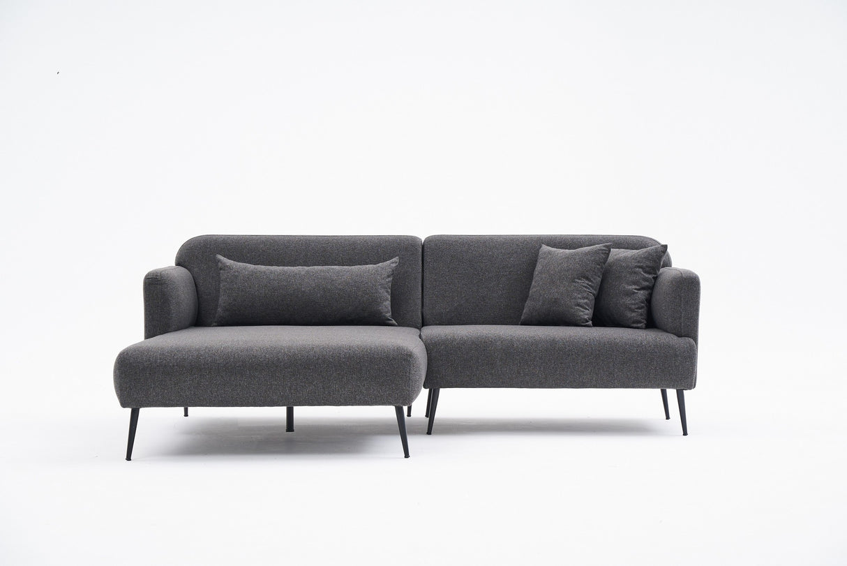 Corner sofa Left Revos Anthracite