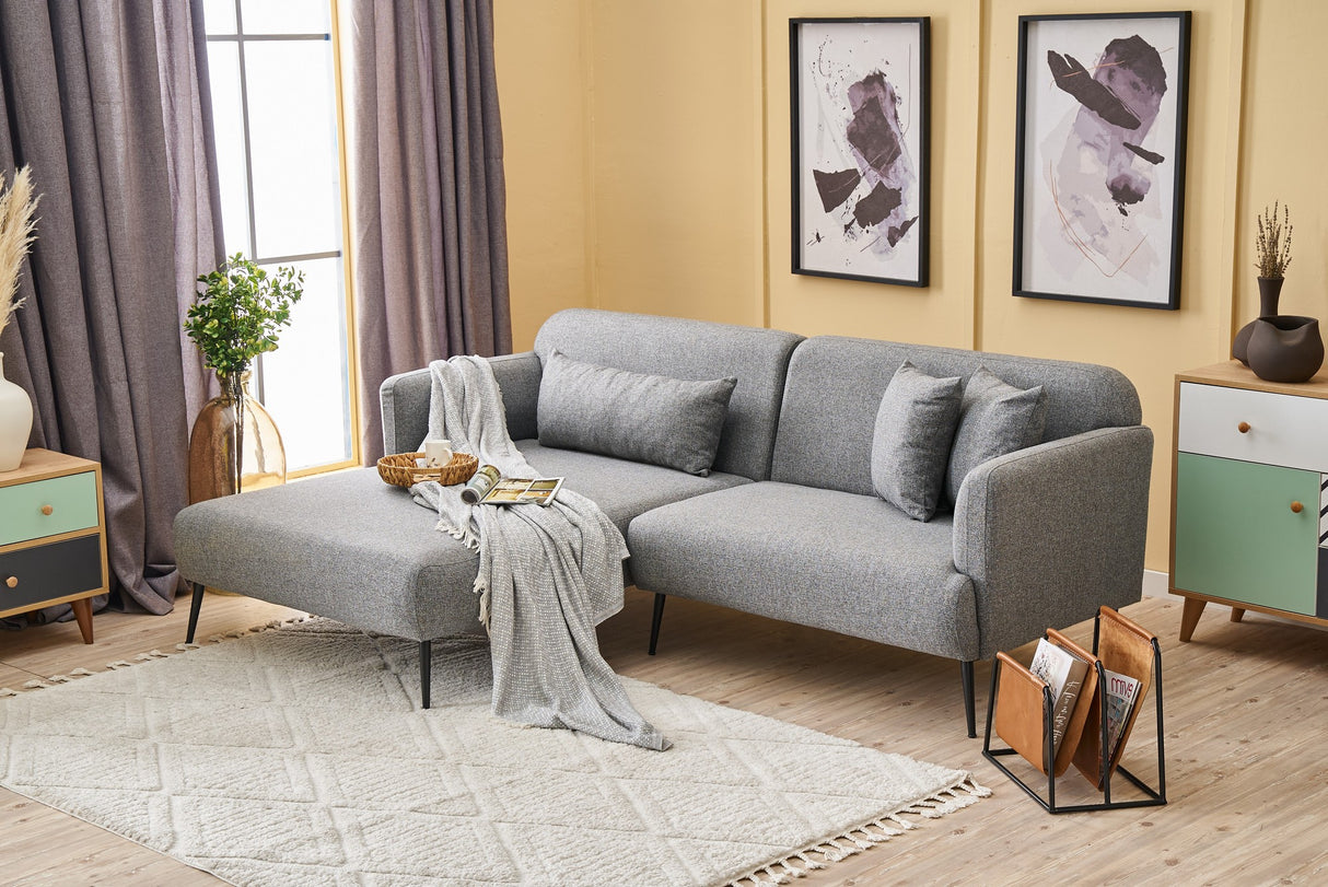 Corner sofa Left Revos Gray