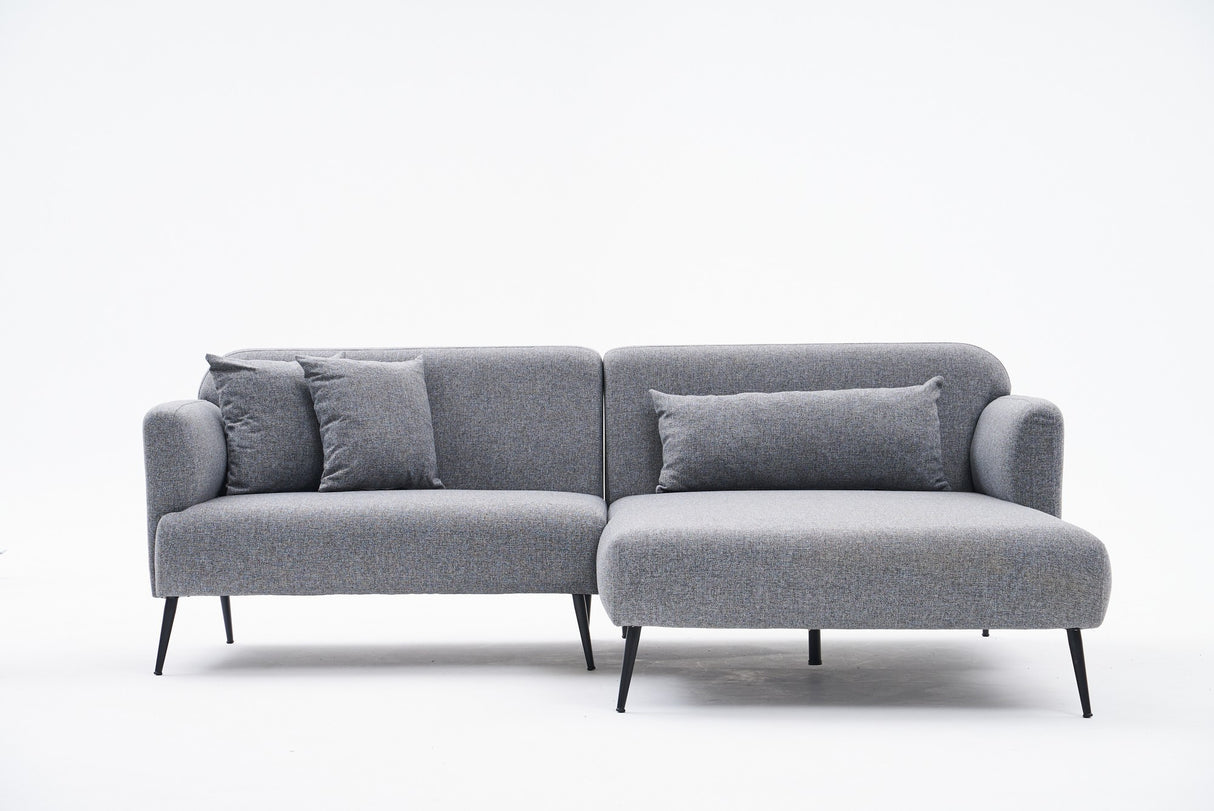 Corner sofa Right Revos Gray