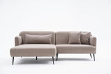 Corner sofa Left Revos Brown