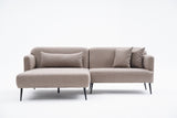 Corner sofa Left Revos Brown