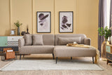 Corner sofa on the right Revos Brown