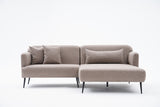 Corner sofa on the right Revos Brown