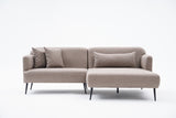 Corner sofa on the right Revos Brown