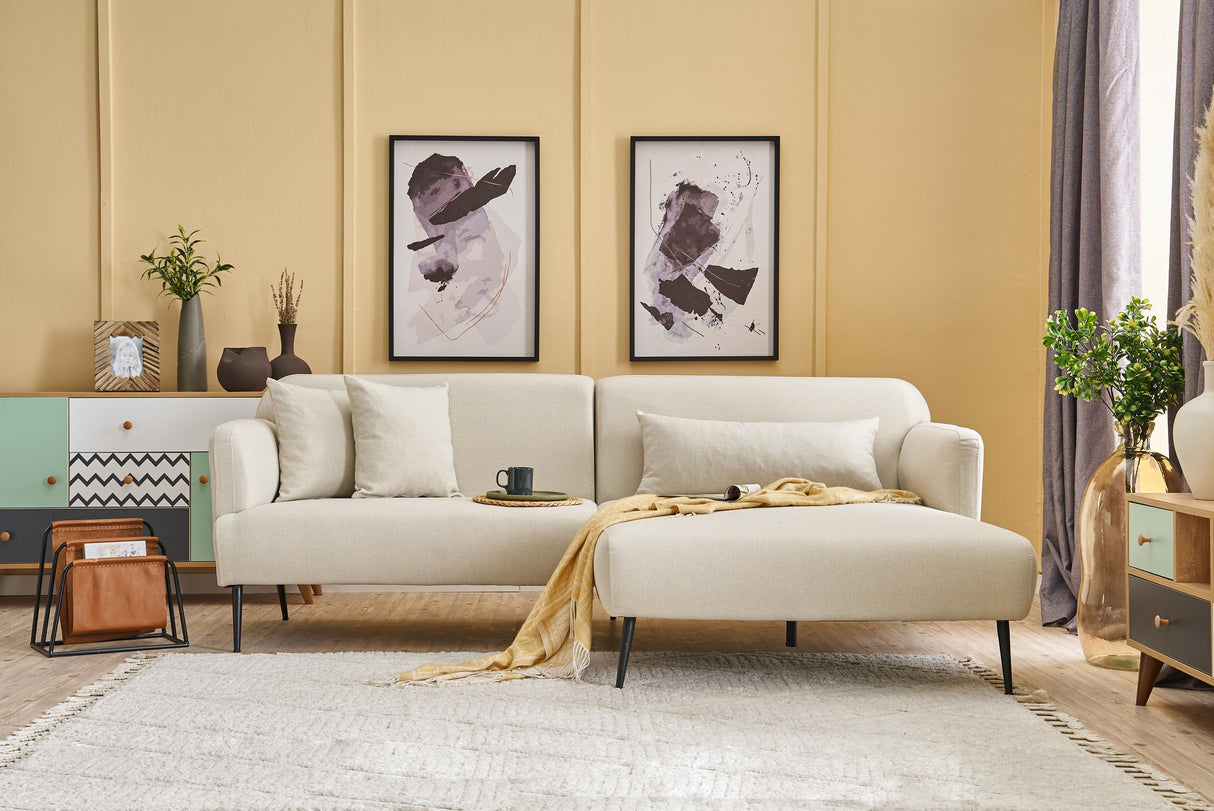 Corner sofa on the right Revos cream