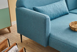 Corner sofa Left Revos Turquoise