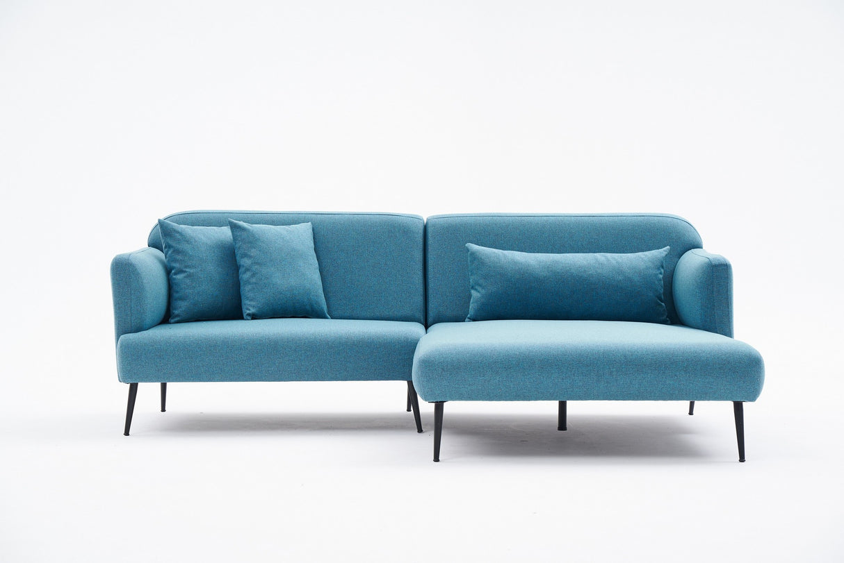 Corner sofa Right Revos Turquoise