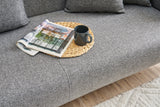 3-seater sofa revos gray