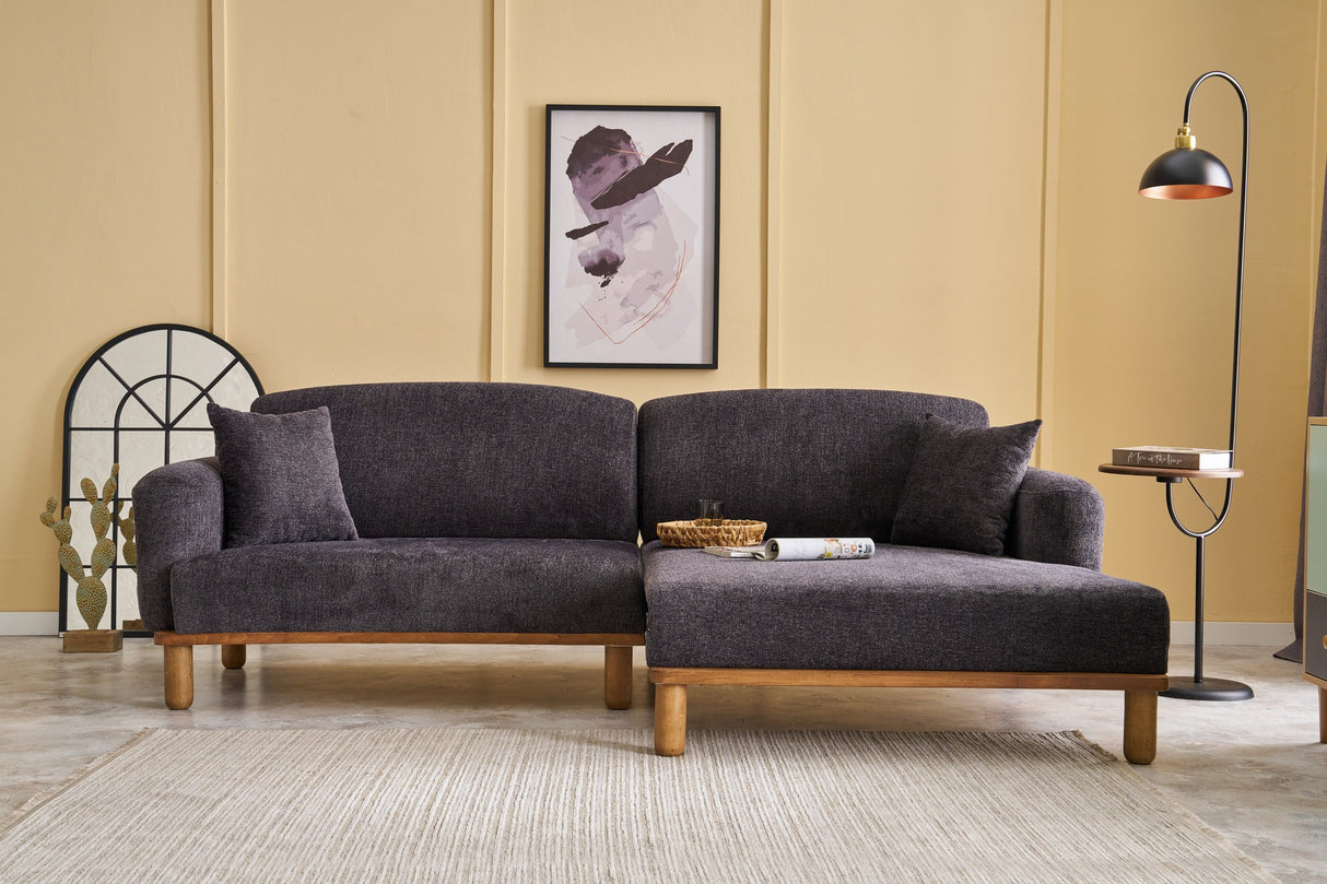 Corner sofa on the right Rens Anthracite