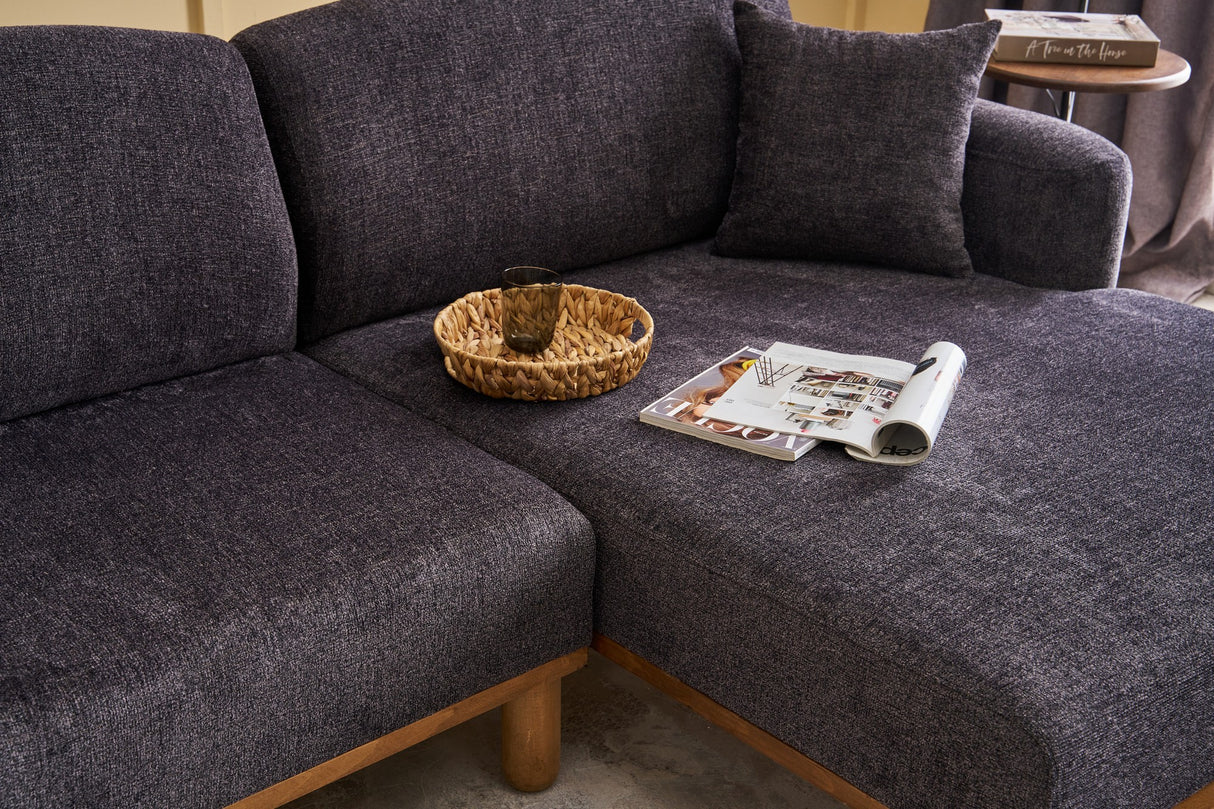 Corner sofa on the right Rens Anthracite