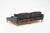 Corner sofa on the right Rens Anthracite