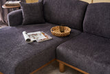 Corner sofa left rens anthracite