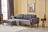 Corner sofa left rens gray