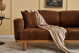 3-seater sofa rens brown copper colored