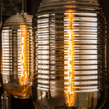 Industrial hanging lamp James 3-light tub