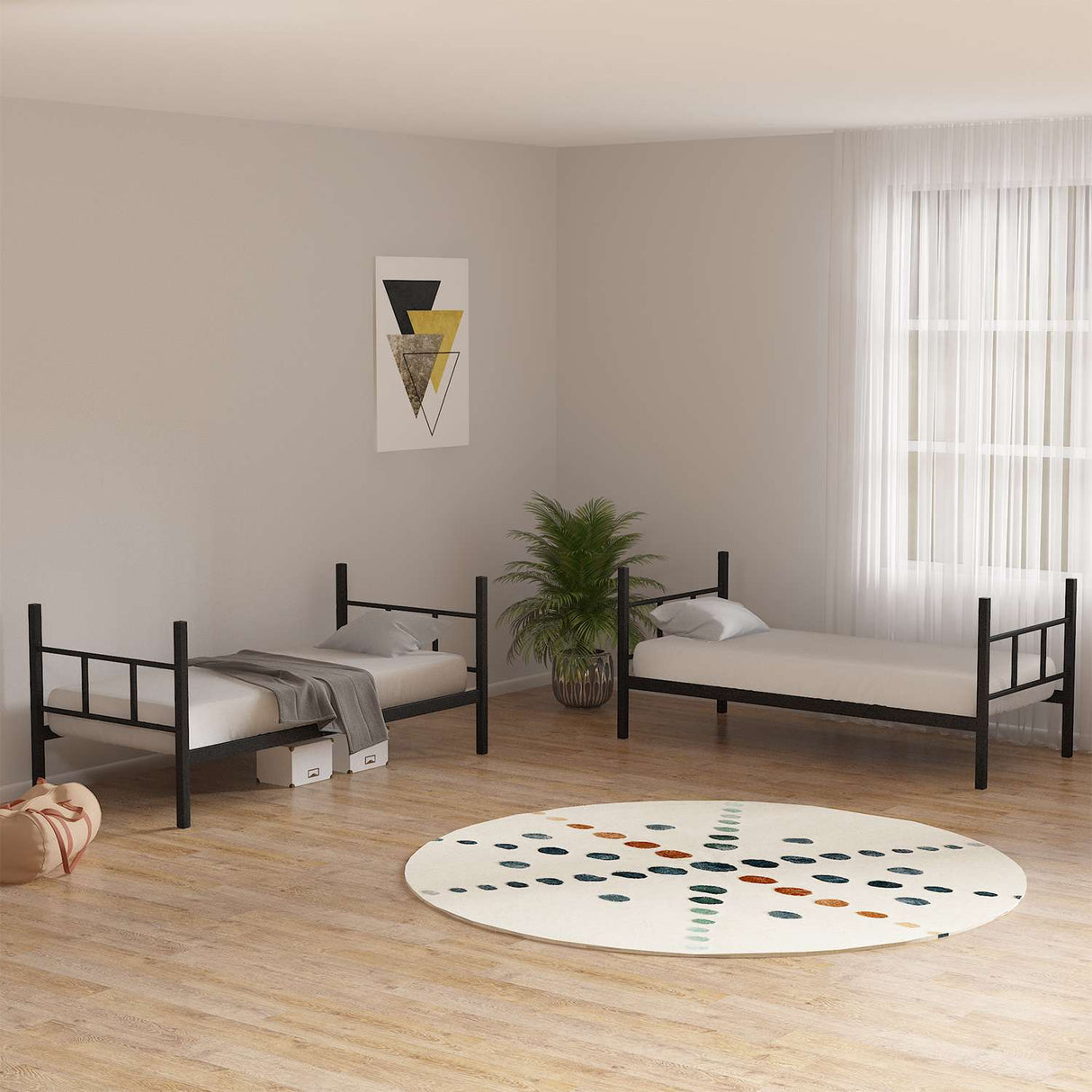 Bunk Bed Children - Black - 190x90 cm 