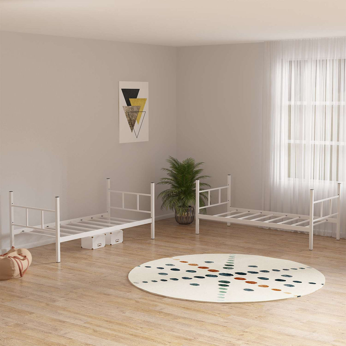 Bunk Bed Children - White - 200x90 cm 