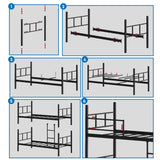 Bunk Bed Children - White - 200x90 cm 