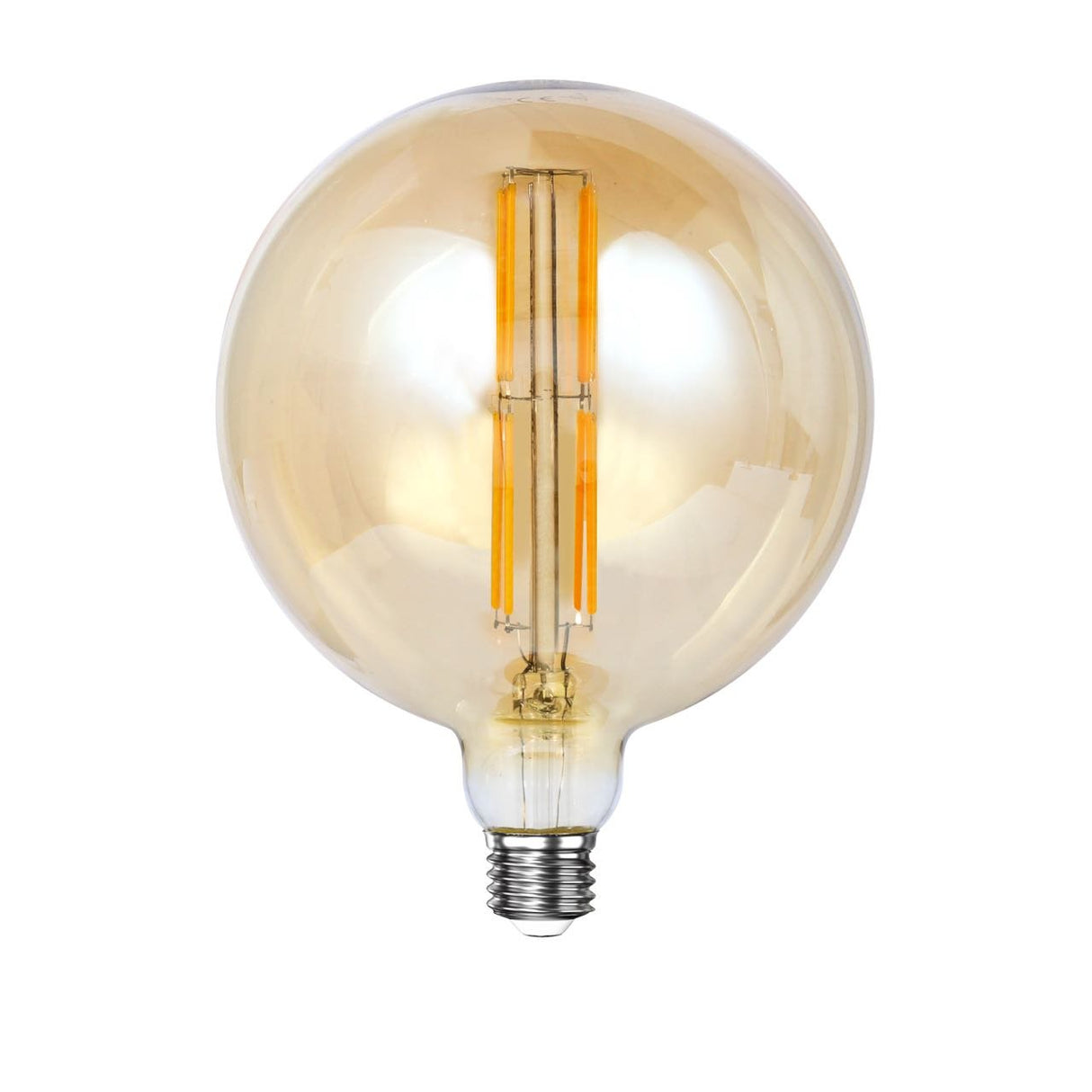 Light source LED Filament Bol Ø15 Amber Glass