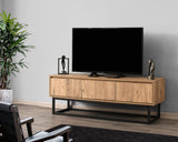 TV furniture tilsim black pine melamine 140x50x40 cm