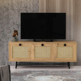 TV cabinet Alcazar Oak Melamine 140x60x40 cm