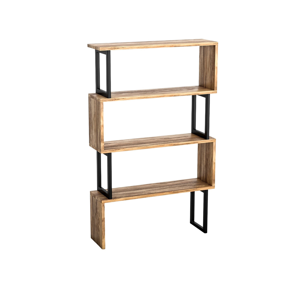 Bookcase Ceylan Walnut Melamine 80x128x22 cm