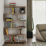 Bookcase Elif Oak Melamine 90x156x20 cm