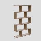 Bookcase Elif Oak Melamine 90x156x20 cm