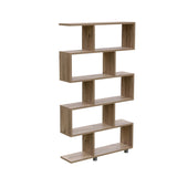 Bookcase Elif Oak Melamine 90x156x20 cm