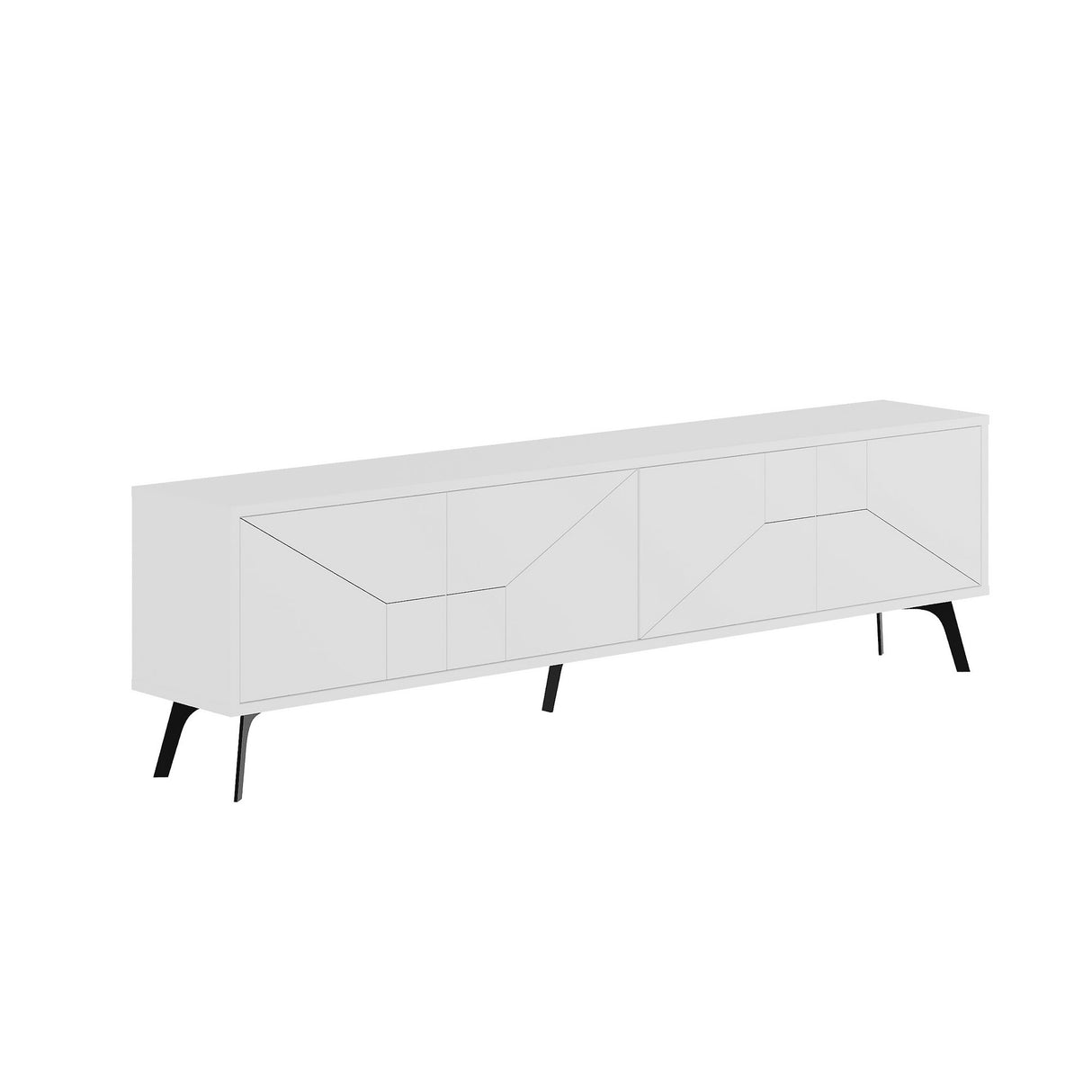 TV Furniture Dune Wit Melamine 180x50x29.6 cm