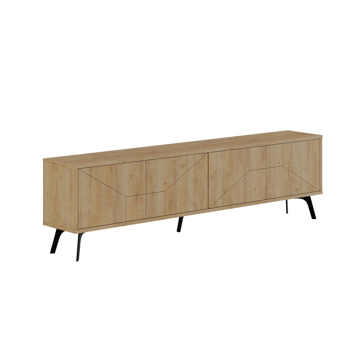 TV furniture Dune oak melamine 180x50x29.6 cm