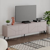 TV furniture Dune Mokka Melamine 180x50x29.6 cm