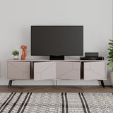 TV furniture Dune Mokka Melamine 180x50x29.6 cm