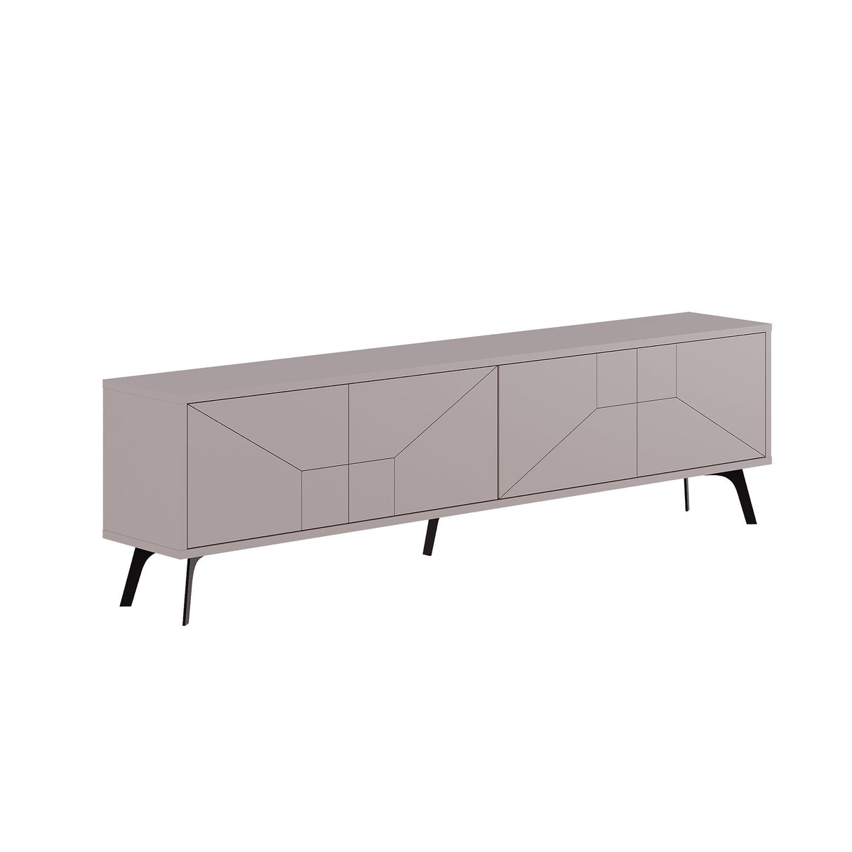 TV furniture Dune Mokka Melamine 180x50x29.6 cm