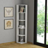 Bookcase Nati White Melamine 34X161X34 CM