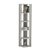 Bookcase Nati White Melamine 34X161X34 CM