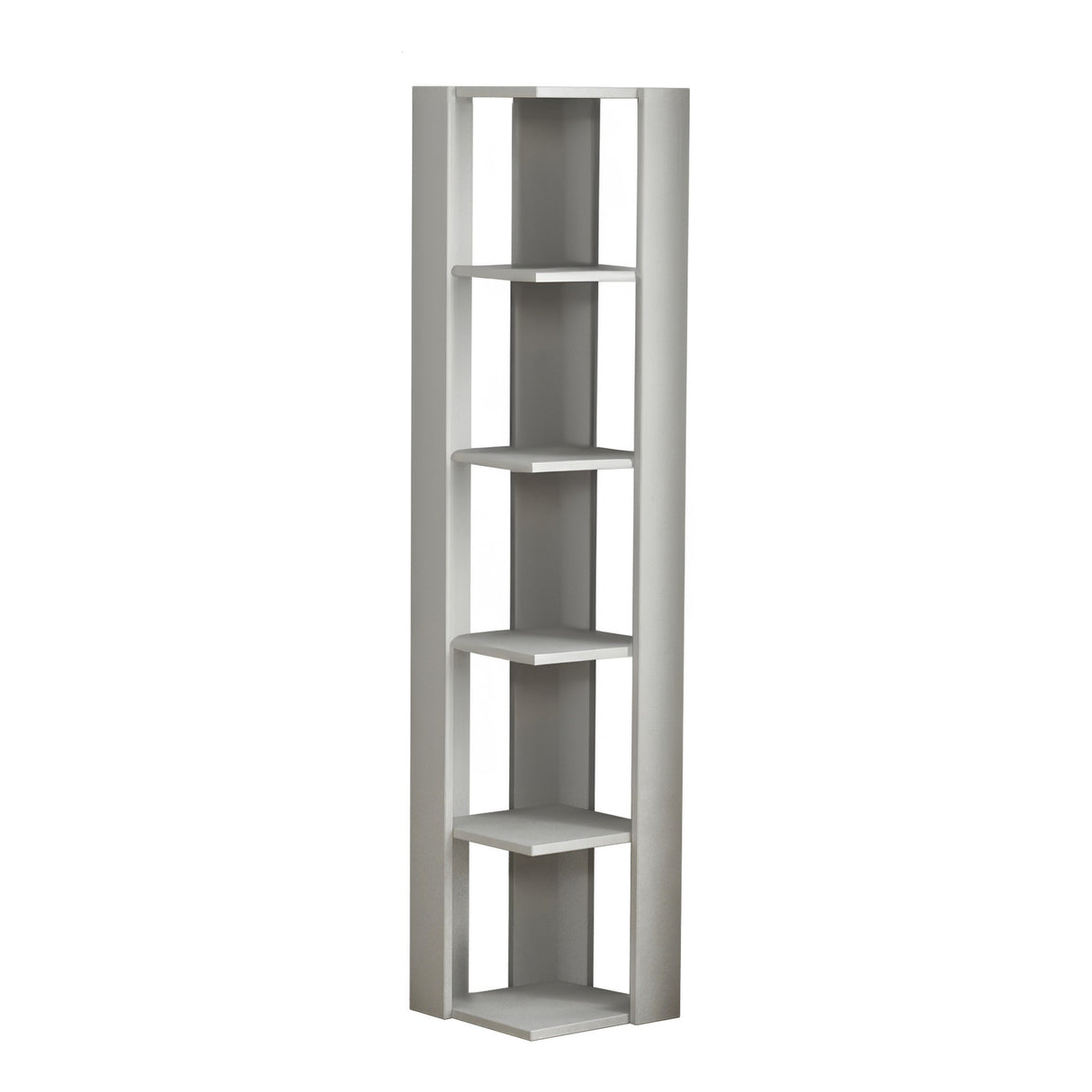 Bookcase Nati White Melamine 34X161X34 CM