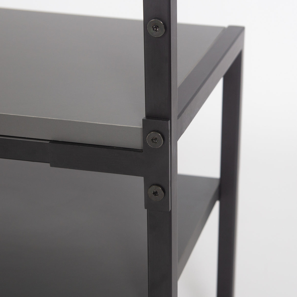 Wardrobe Furniture Coat Rack Anthracite Melamine Novad - With Shelves 