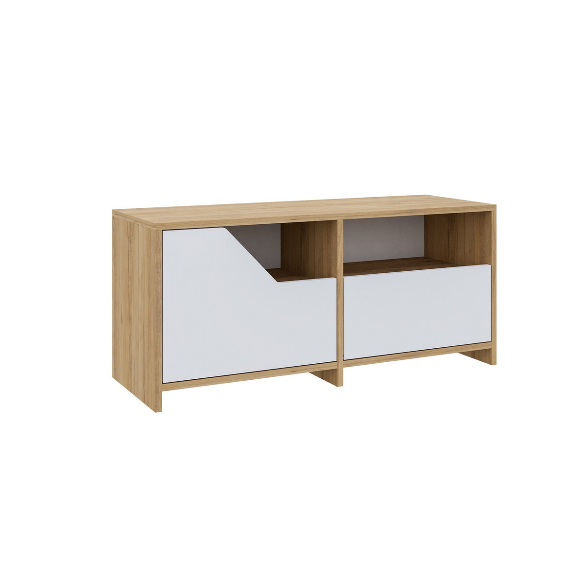 Shoe cabinet Nexus Eik White Melamine 105x47x37 cm