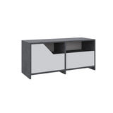 Shoe cabinet Nexus Gray White Melamine 105x47x37 cm