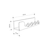 Metal Coat Rack Liara - 63 cm 