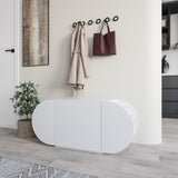 Shoe cabinet Pozy Shoe Bench White Melamine 110x50x40.4 cm