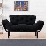 2-seater sofa bed Nitta Black