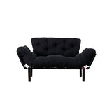 2-seater sofa bed Nitta Black