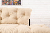 2-seater sofa bed Nitta cream