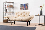 2-seater sofa bed Nitta cream